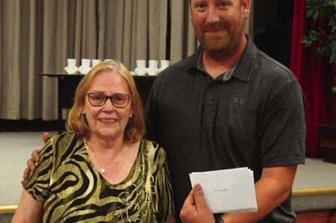 Wanda Mankin was surprised with gifts at the end of the High School Awards Assembly at Graham Dustin School last month. Wanda said, “I was truly speechless and shocked. I want to thank each and everyone who played a part in it. I truly love each and every one of the staff and students. Most of all I want to thank you for allowing me to still be a part of a place that truly has a place in my heart for over 46 years! Bonus is that I get to bring along my camera and do what I love! Thank you from the bottom of