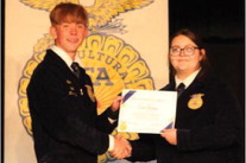 Calvin FFA Hosts Annual Banquet and Awards