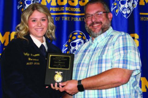 Moss FFA Holds Annual Banquet and Awards