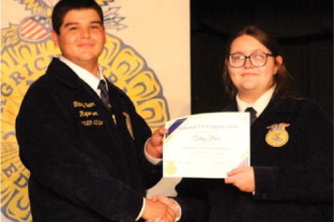 Calvin FFA Hosts Annual Banquet and Awards